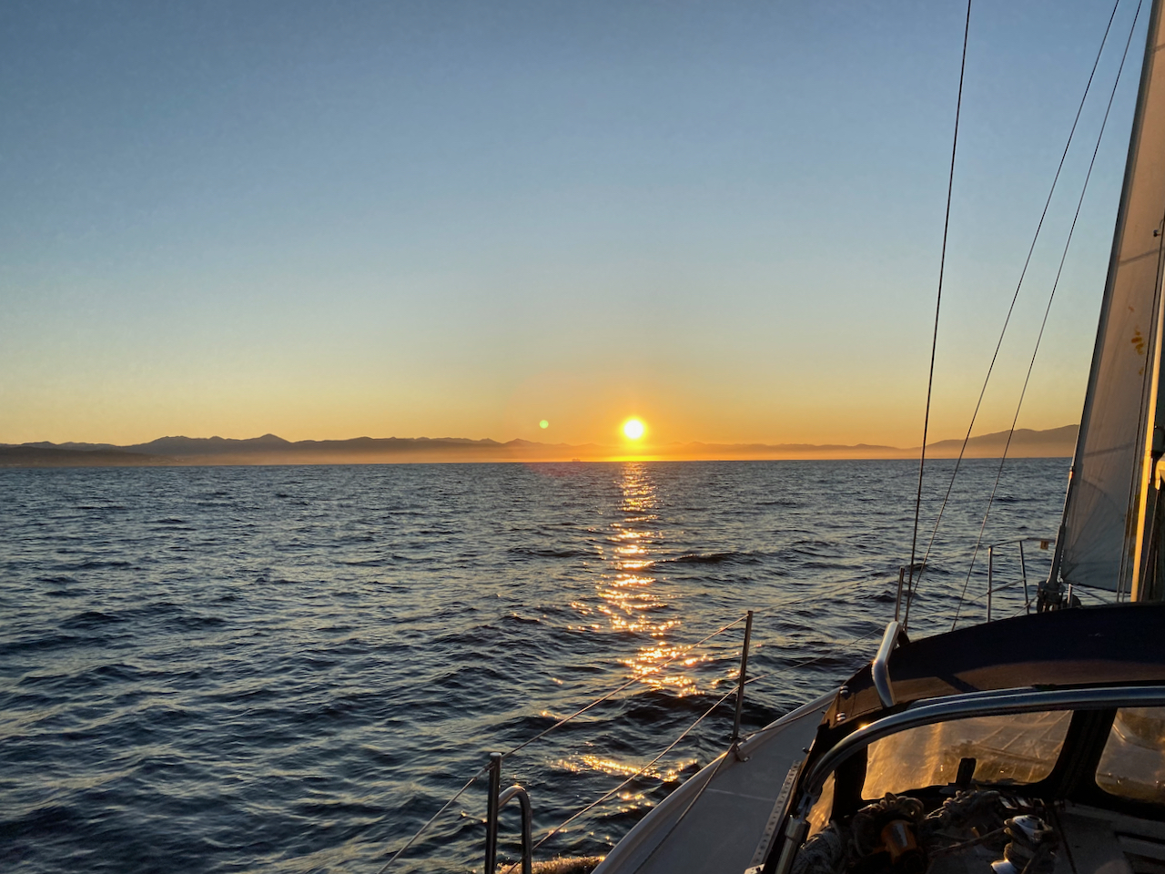 Sunset sail